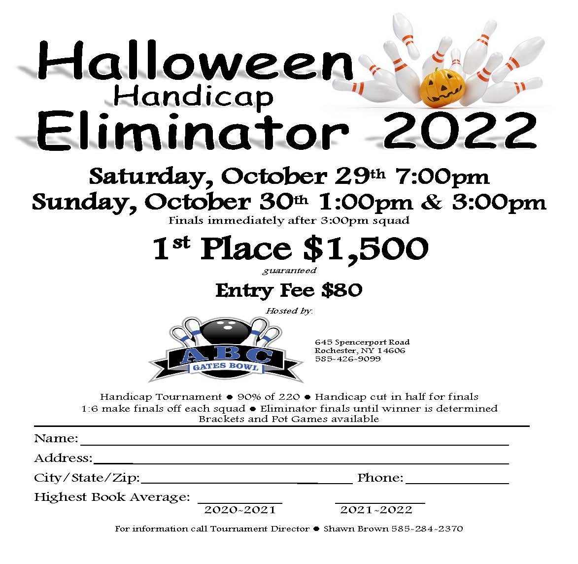 Events & Tournament news ABC Gates Bowl